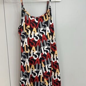 USA Print Romper with pockets